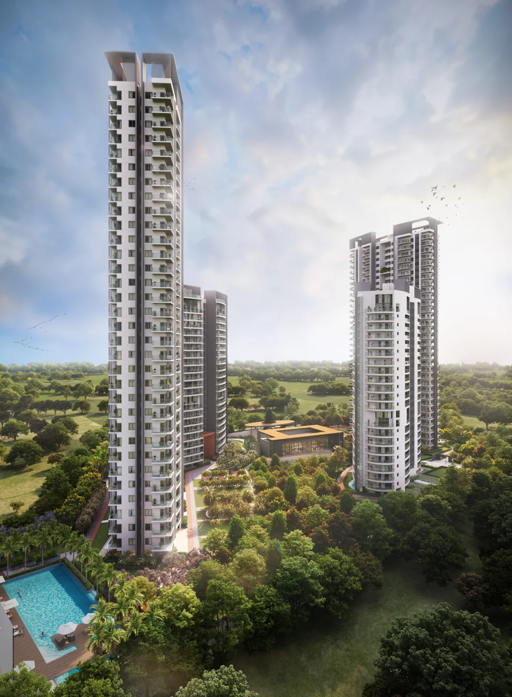 Adani Lushlands — developer project visual