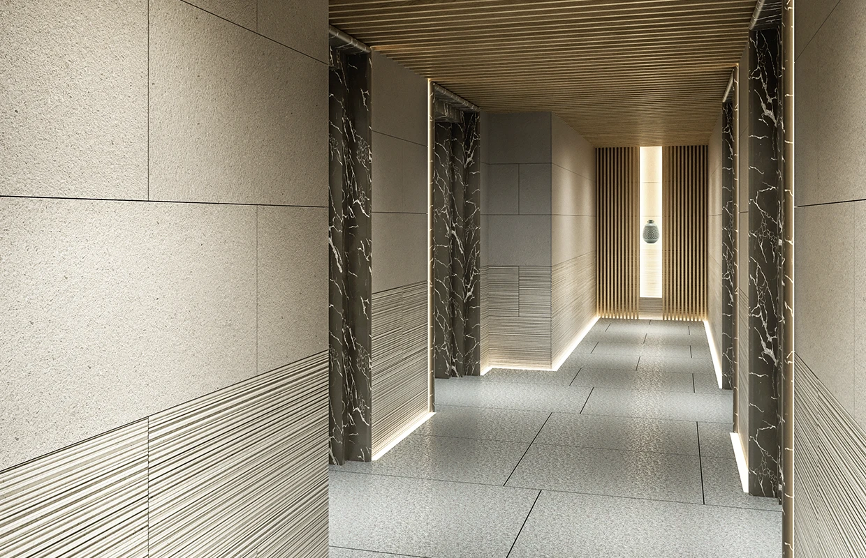 Three Sixty North — illustrative corridor marketing visual