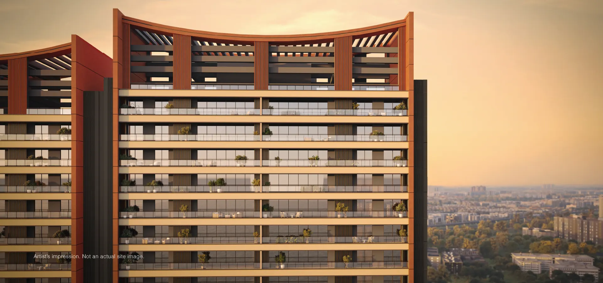 Godrej Sora — developer architectural visual